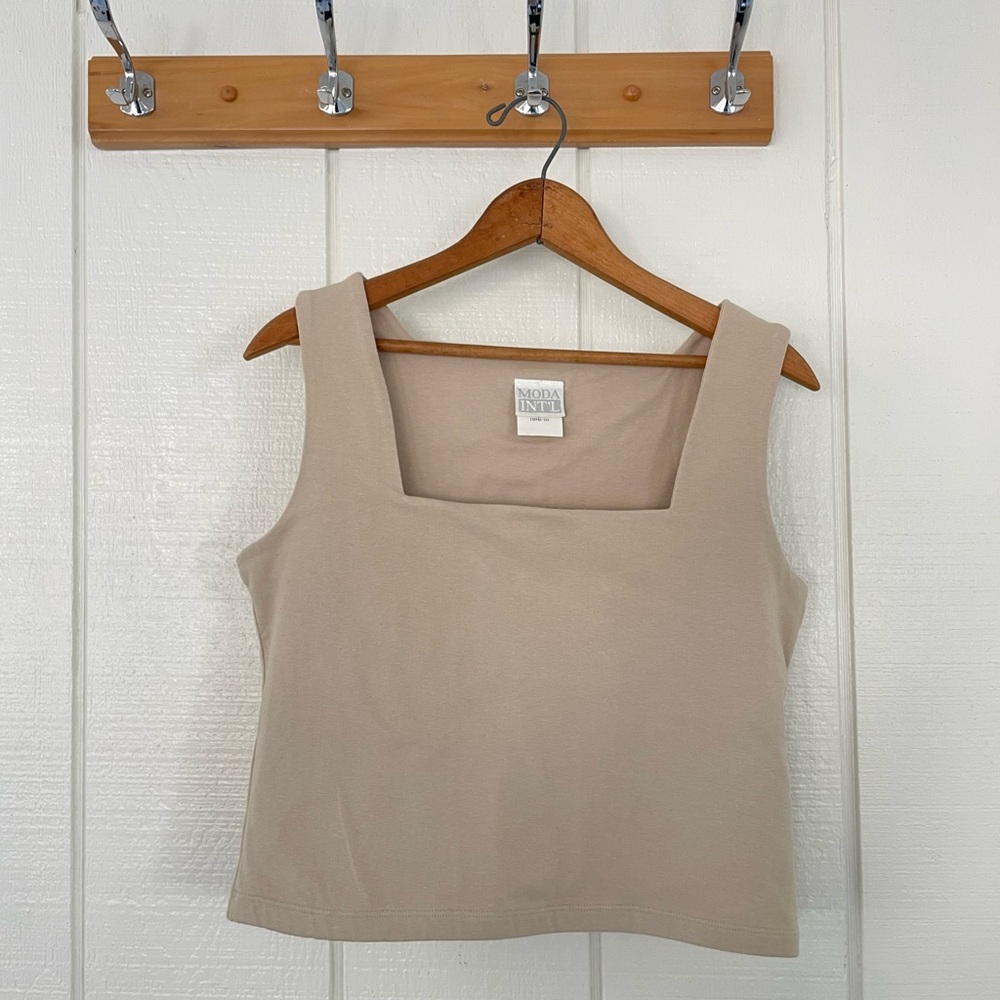 Vintage Moda International square neck tank top